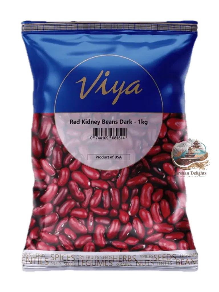 viya red kidney beans dark 1kg - rajma