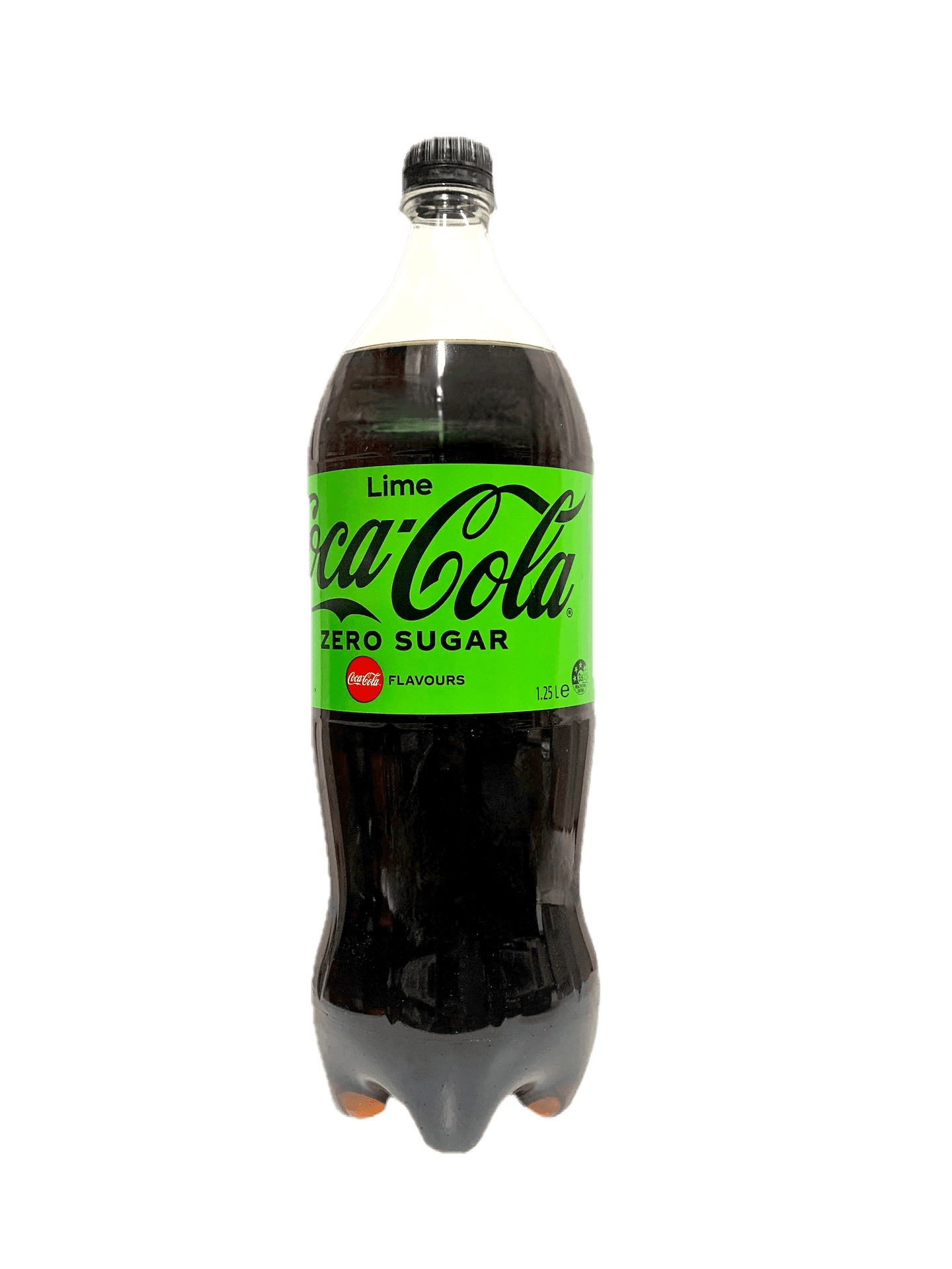 coke with lime zero 1.25 l