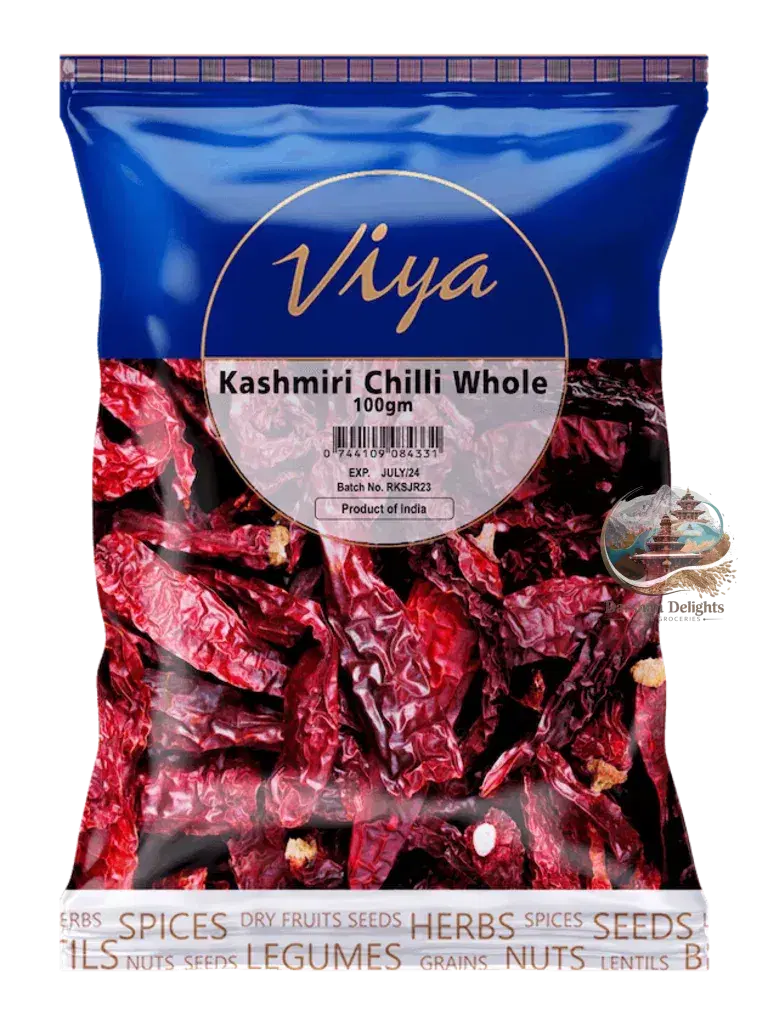 viya kashmiri chilly whole 100gm