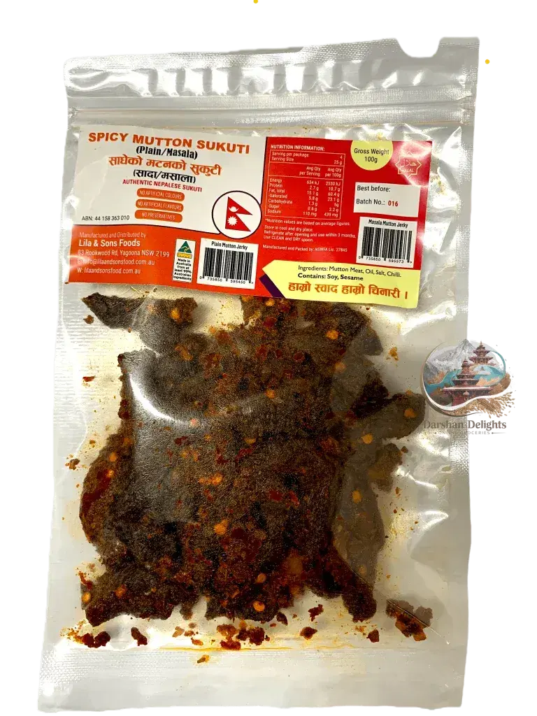 lila & sons mutton sukuti masala 100g