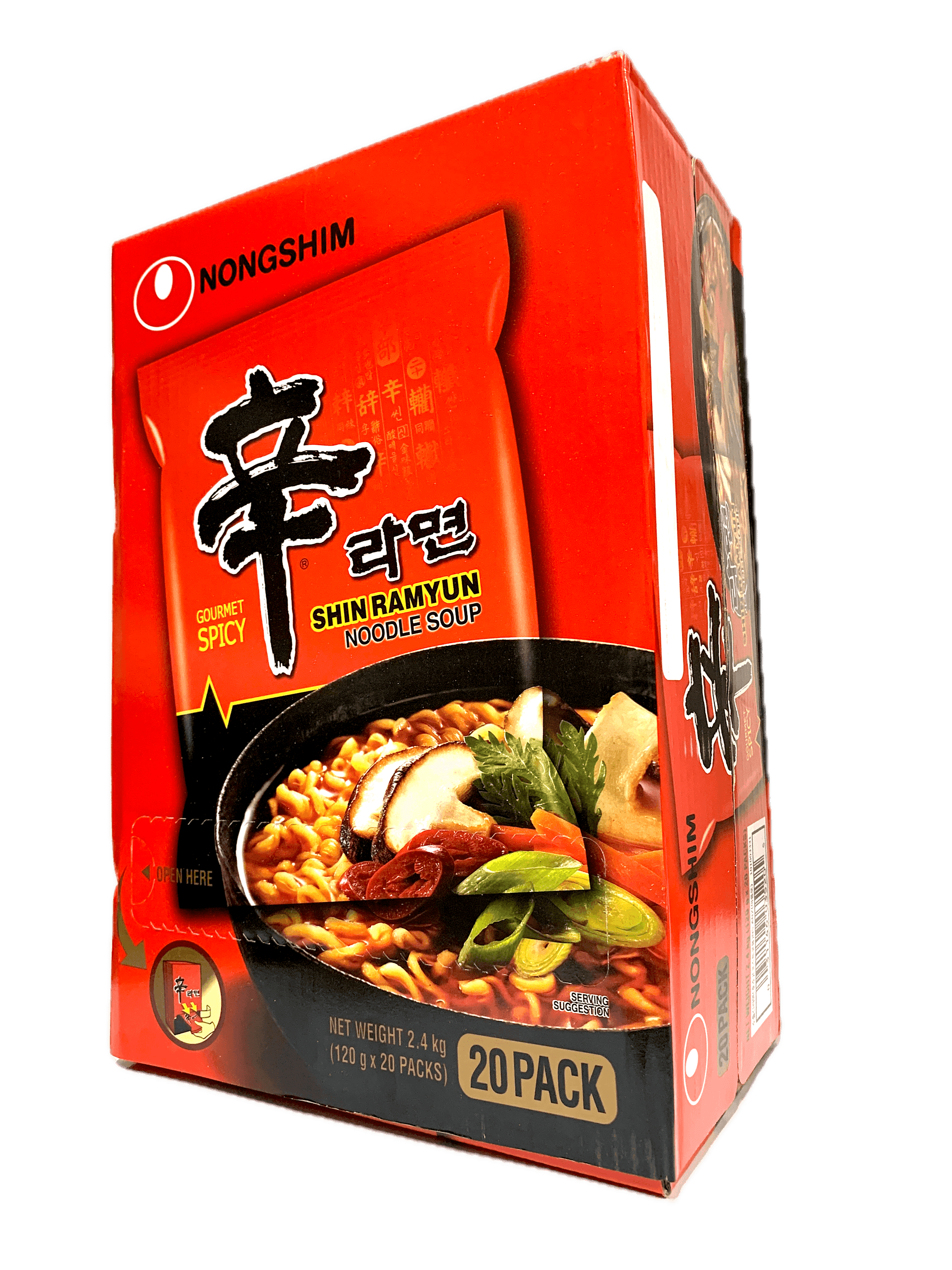 nongshim shin ramyun noodle 20 pack x 20g