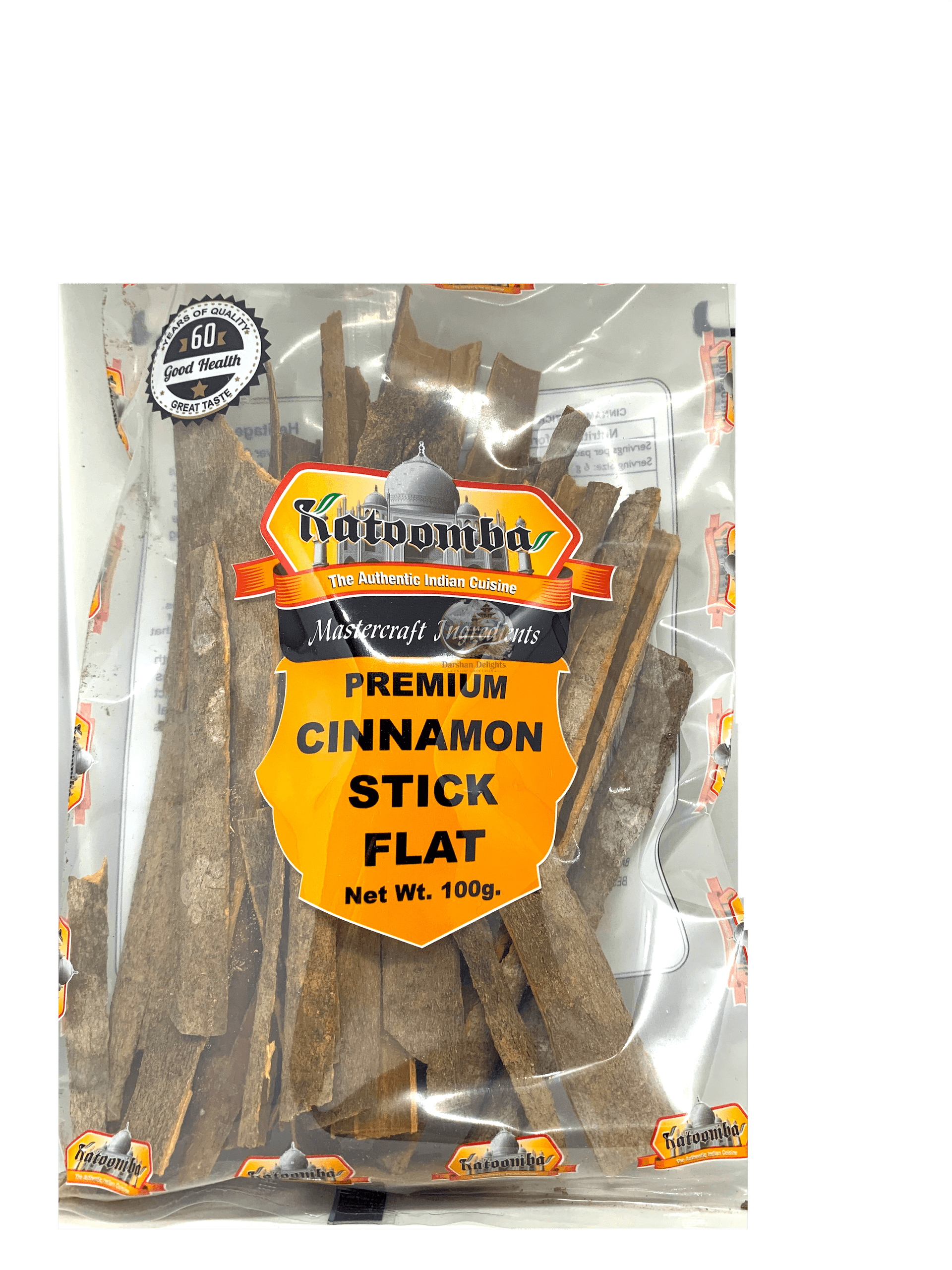 katoomba cinnamon stick(flat) 100gm dalchini